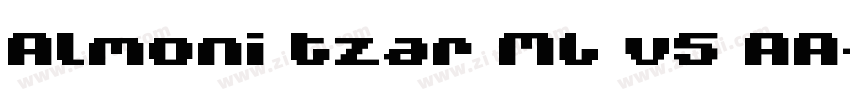 Almoni Tzar ML v5 AA字体转换